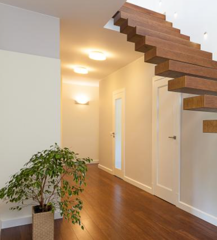 Water based parquet clear finish